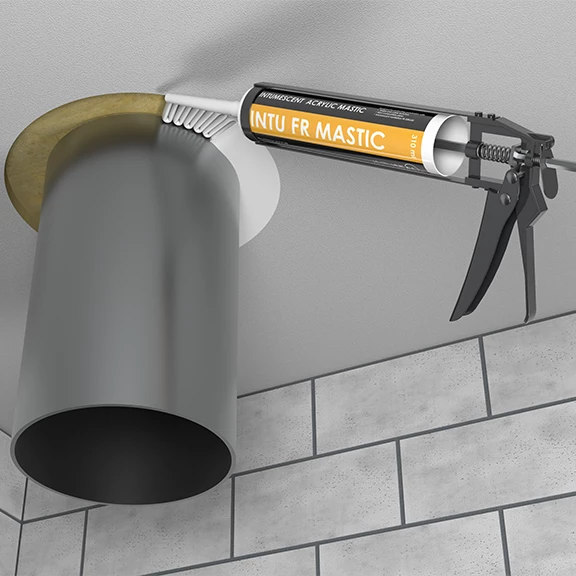 INTU FR MASTIC KIT WHITE 310ml